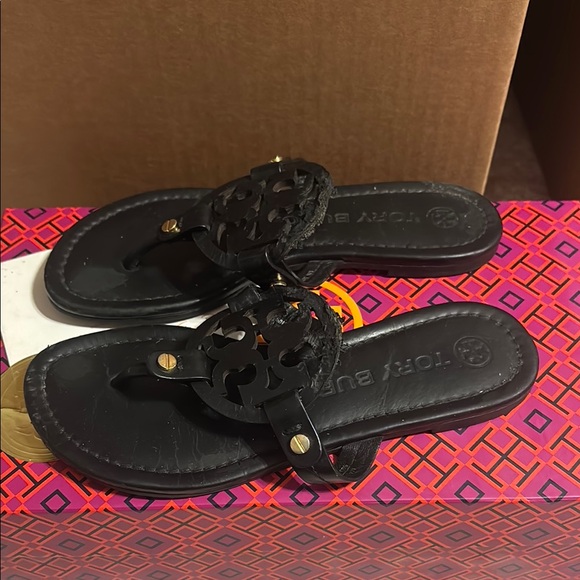 Tory Burch Women's Black Sandals - Picture 1 of 2